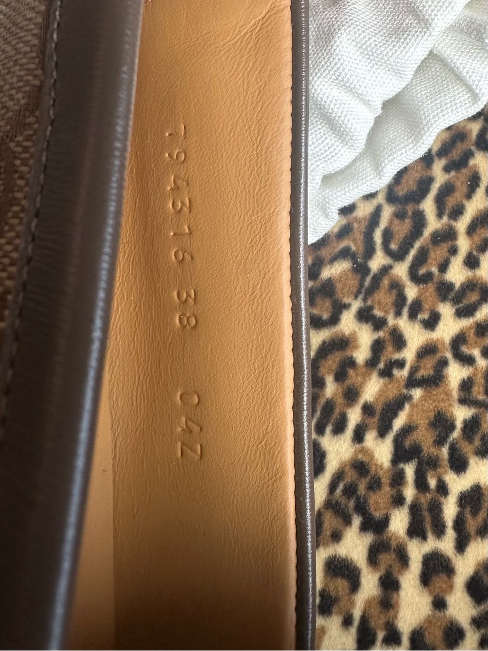 Gucci Beige Signature GG Canvas Horsebit Platform Loafers - Picture 6 of 6